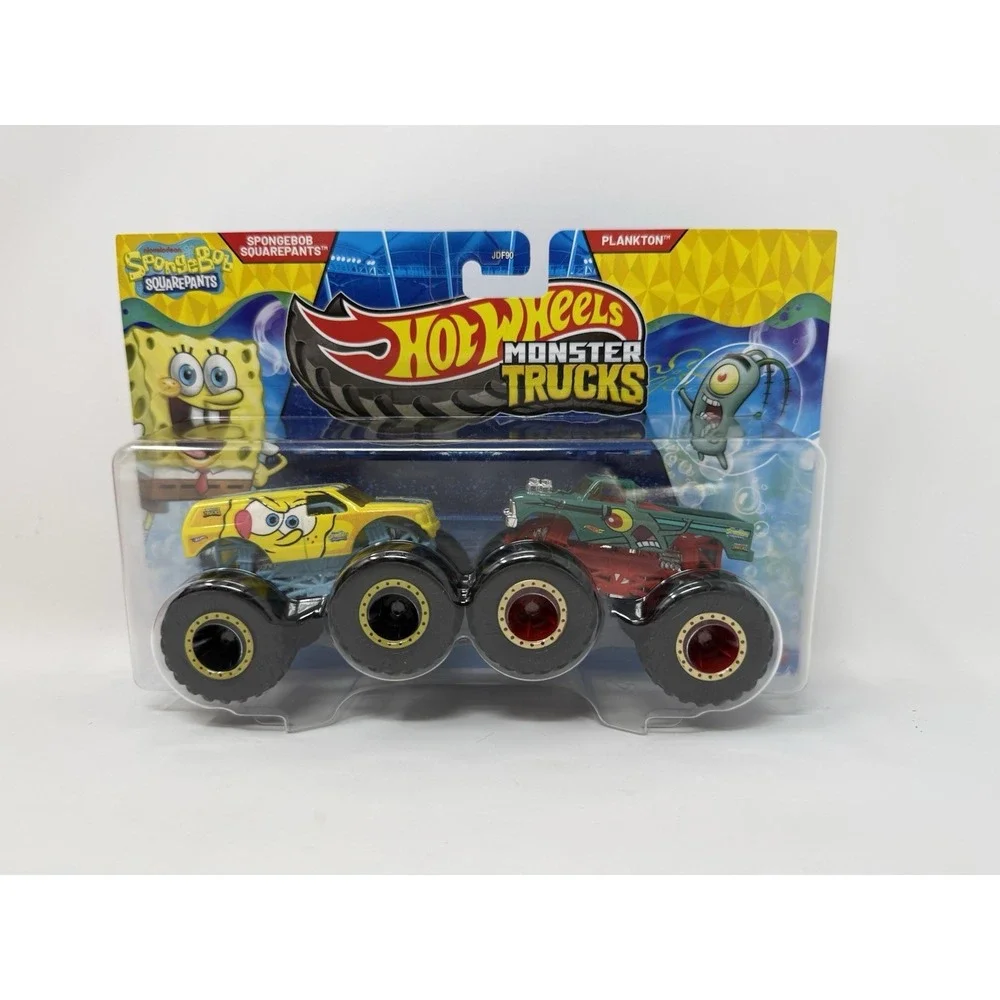 Hot Wheels Monster Trucks SpongeBob SquarePants Vs Patrick Star 2 Pack